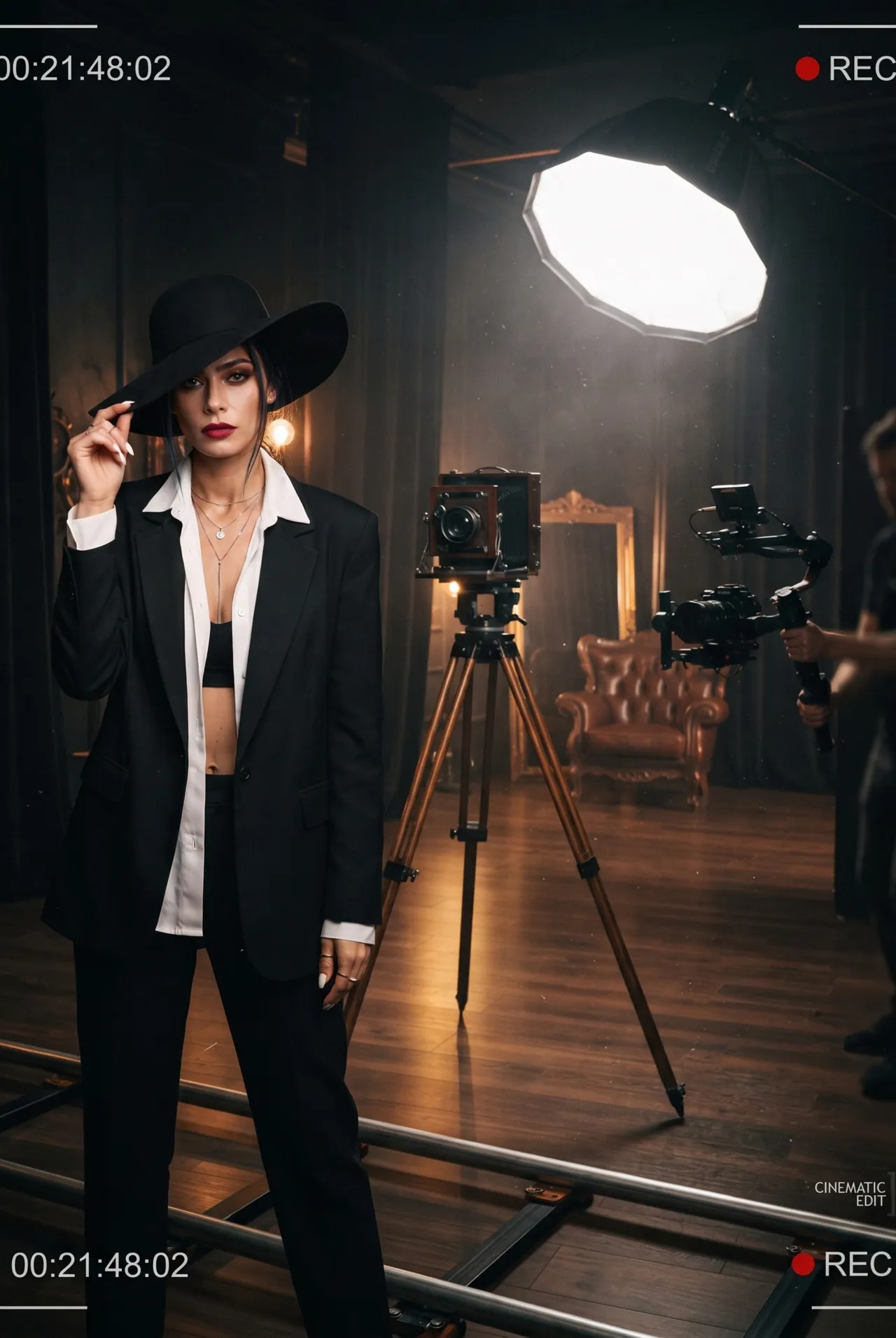 Bastidores de uma sessão de fotografia com Miko Blue